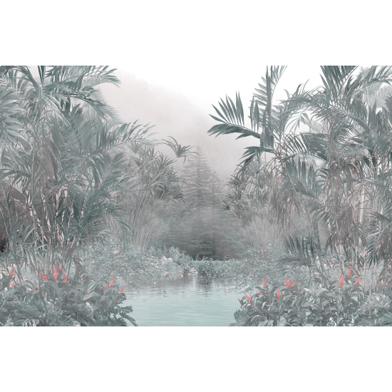 Panoramic Wallpaper - Wall Mural - Tropical Forest