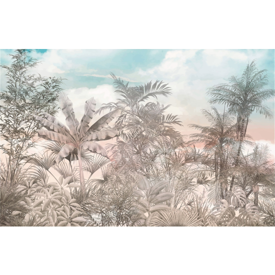 Panoramic Wallpaper - Wall Mural - Tropical Forest