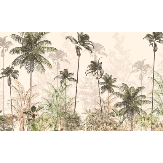 Panoramic Wallpaper - Wall Mural - Tropical Forest