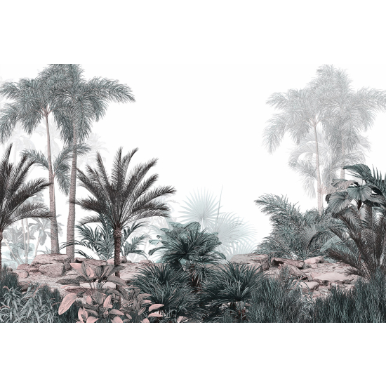 Panoramic Wallpaper - Wall Mural - Tropical Forest