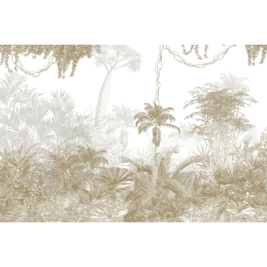 Panoramic Wallpaper - Wall Mural - Tropical Forest