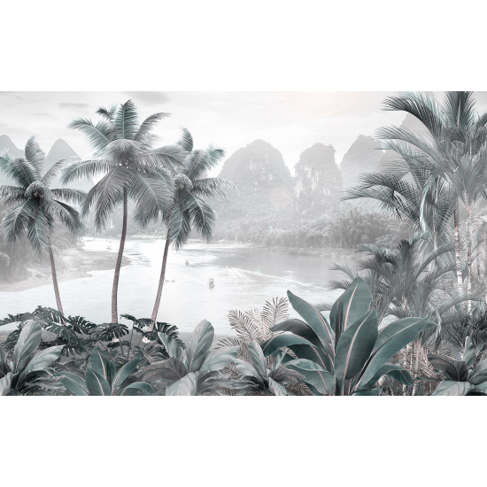 Panoramic Wallpaper - Wall Mural - Tropical Forest