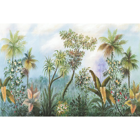 Panoramic Wallpaper - Wall Mural - Tropical forest