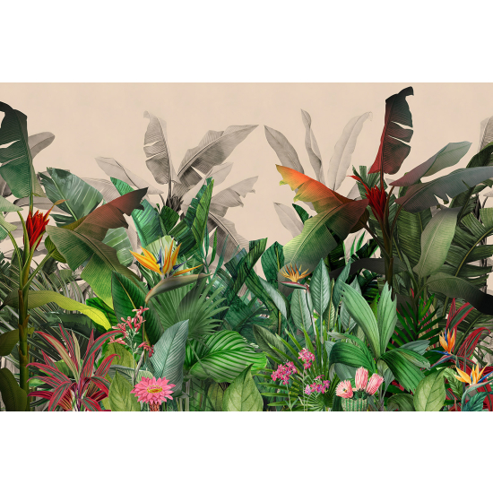 Panoramic Wallpaper - Wall Mural - Tropical Forest