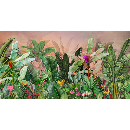 Panoramic Wallpaper - Wall Mural - Tropical Forest