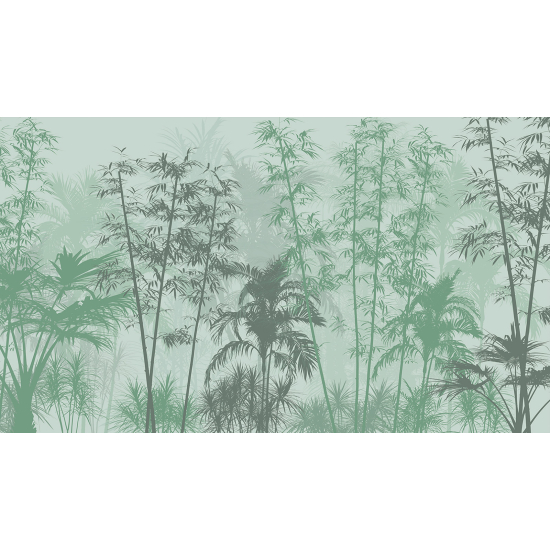 Panoramic Wallpaper - Wall Mural - Tropical Forest