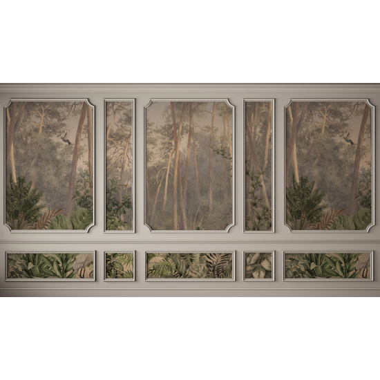 Panoramic Wallpaper - Wall Mural - Tropical Forest