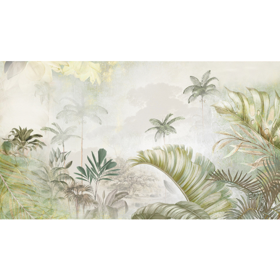 Panoramic Wallpaper - Wall Mural - Tropical Forest