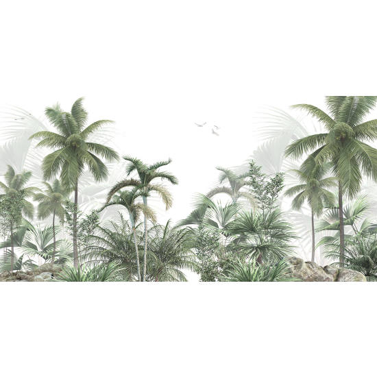 Panoramic Wallpaper - Wall Mural - Tropical Forest