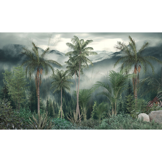 Panoramic Wallpaper - Wall Mural - Tropical Forest