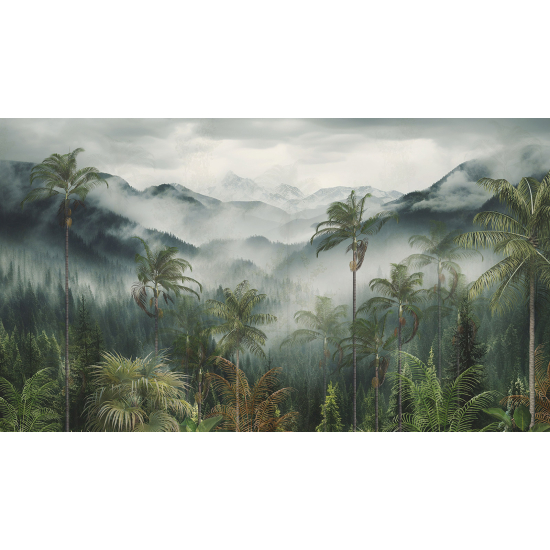 Panoramic Wallpaper - Wall Mural - Tropical Forest