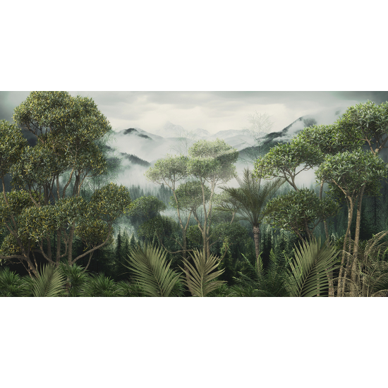 Panoramic Wallpaper - Wall Mural - Tropical Forest