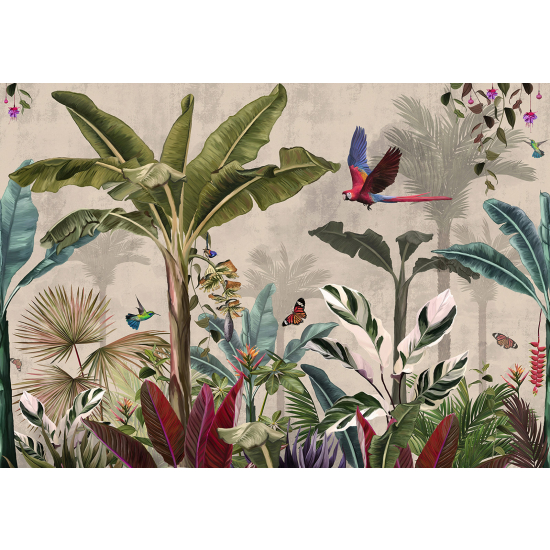 Panoramic Wallpaper - Wall Mural - Tropical Forest