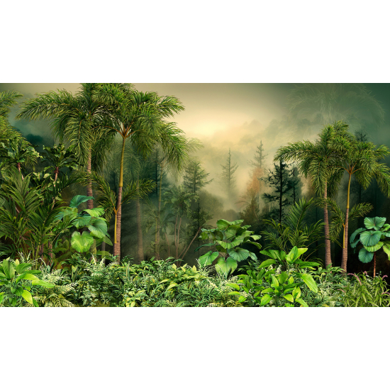 Panoramic Wallpaper - Wall Mural - Tropical Forest