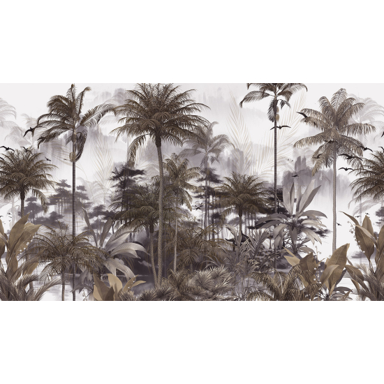 Panoramic Wallpaper - Wall Mural - Tropical Forest