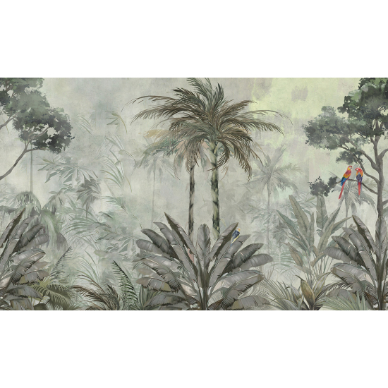 Panoramic Wallpaper - Wall Mural - Tropical Forest