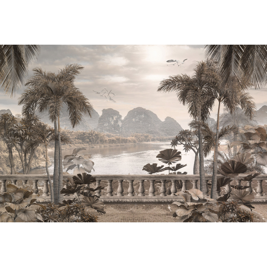 Panoramic Wallpaper - Wall Mural - Tropical Landscape