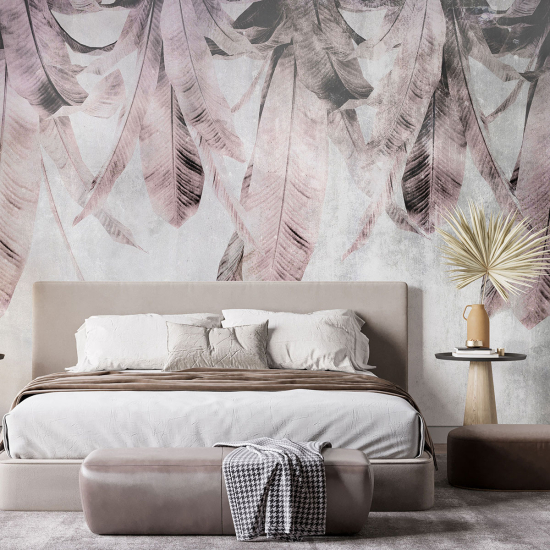 Panoramic Wallpaper - Wall Mural - Tropical leaves