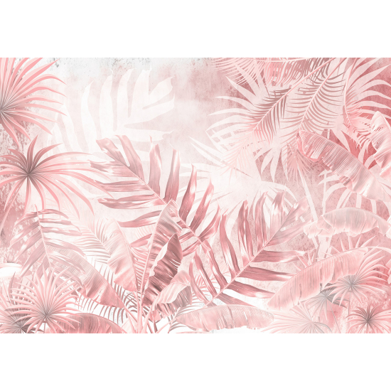 Panoramic Wallpaper - Wall Mural - Tropical Leaves