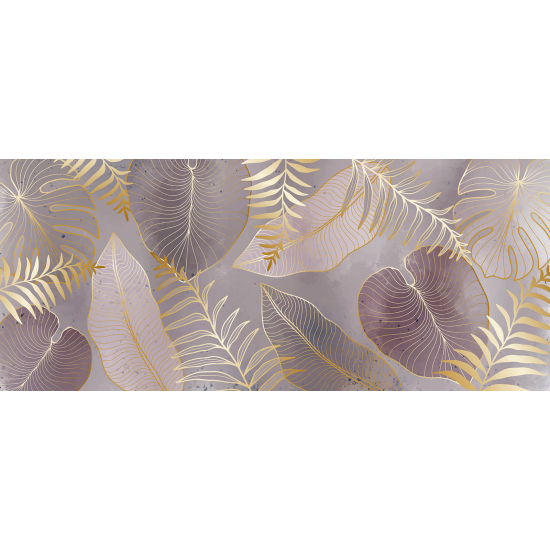 Panoramic Wallpaper - Wall Mural - Tropical Leaves