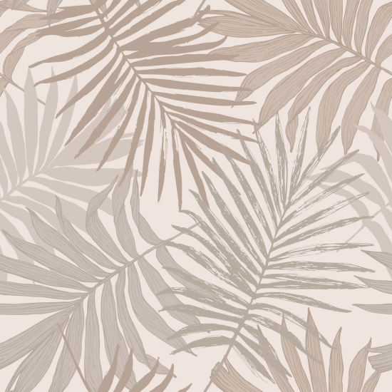 Panoramic Wallpaper - Wall Mural - Tropical leaves