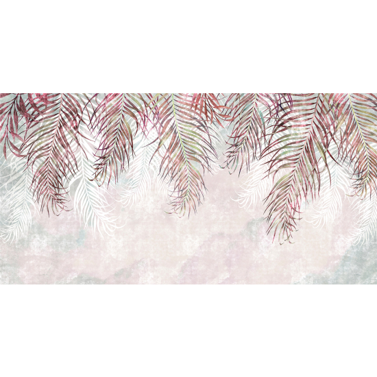 Panoramic Wallpaper - Wall Mural - Tropical Leaves