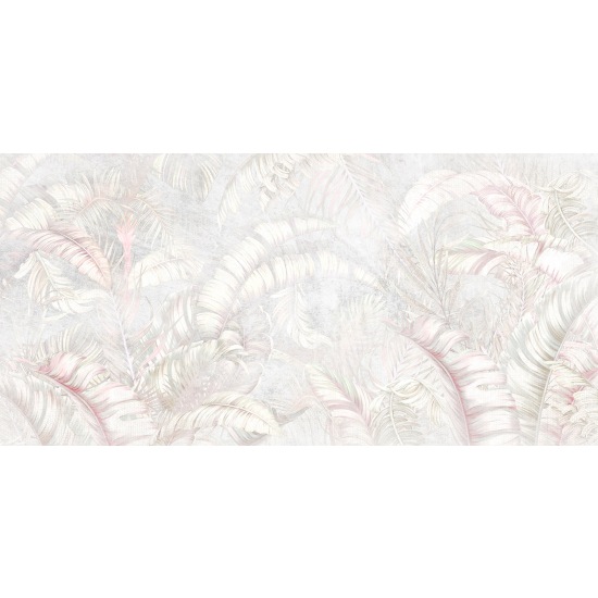 Panoramic Wallpaper - Wall Mural - Tropical Leaves