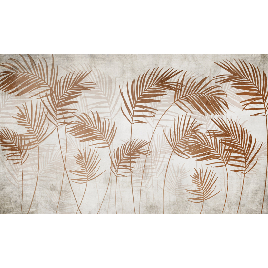 Panoramic Wallpaper - Wall Mural - Tropical Leaves