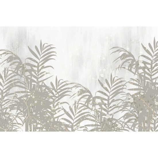 Panoramic Wallpaper - Wall Mural - Tropical leaves