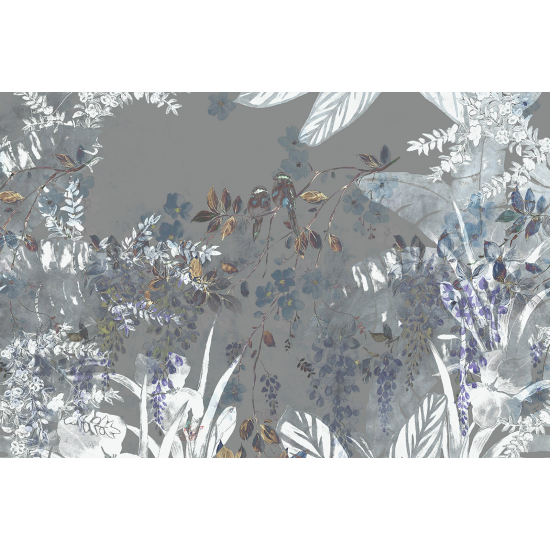 Panoramic Wallpaper - Wall Mural - Tropical leaves