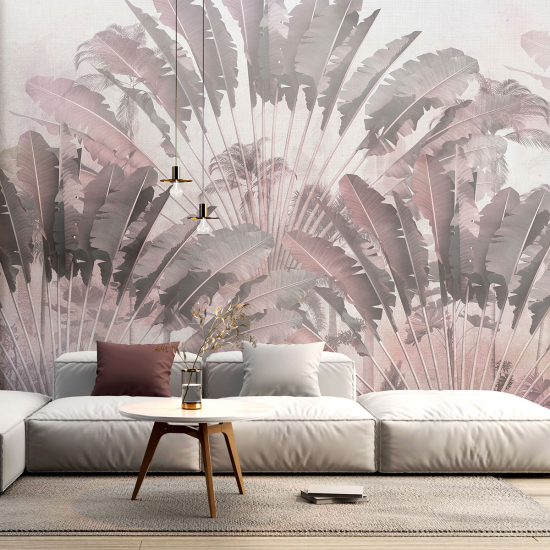 Panoramic Wallpaper - Wall Mural - Tropical plants