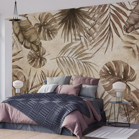 Panoramic Wallpaper - Wall Mural - Tropical plants