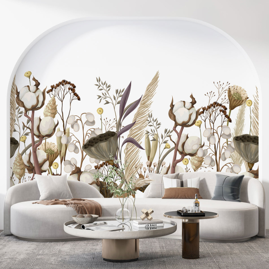 Panoramic Wallpaper - Wall Mural - Tropical plants