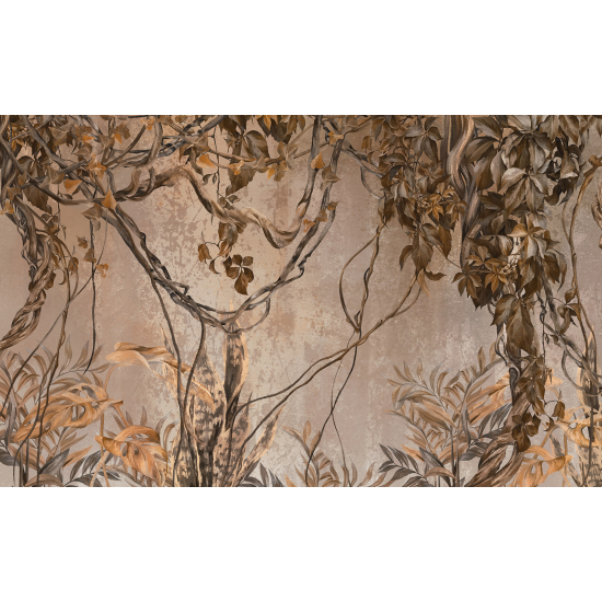 Panoramic Wallpaper - Wall Mural - Tropical Plants