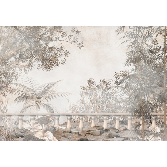 Panoramic Wallpaper - Wall Mural - Tropical Plants