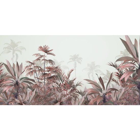 Panoramic Wallpaper - Wall Mural - Tropical Plants