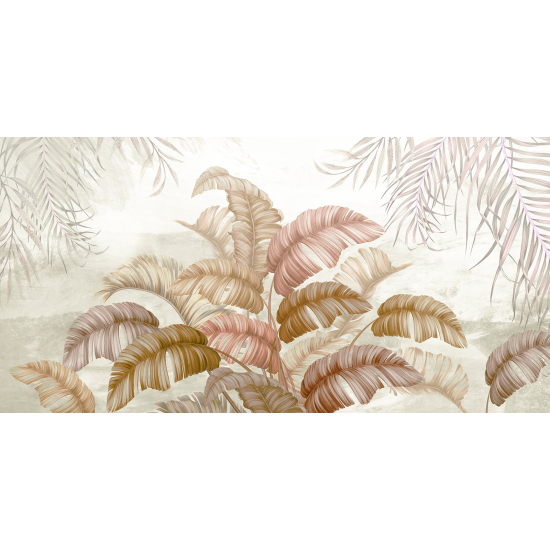 Panoramic Wallpaper - Wall Mural - Tropical plants