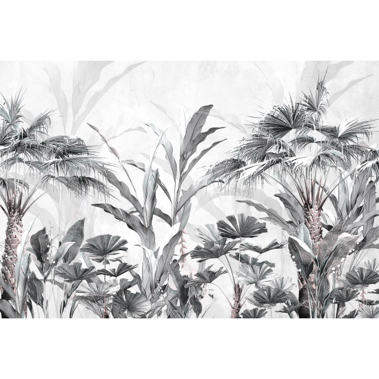 Panoramic Wallpaper - Wall Mural - Tropical Plants