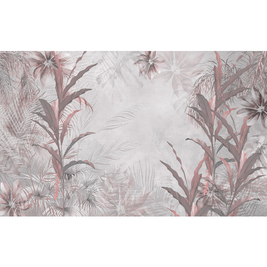 Panoramic Wallpaper - Wall Mural - Tropical Plants