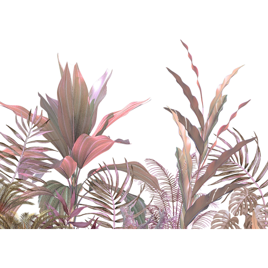 Panoramic Wallpaper - Wall Mural - Tropical Plants