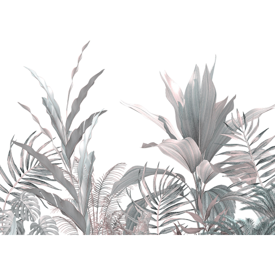 Panoramic Wallpaper - Wall Mural - Tropical Plants