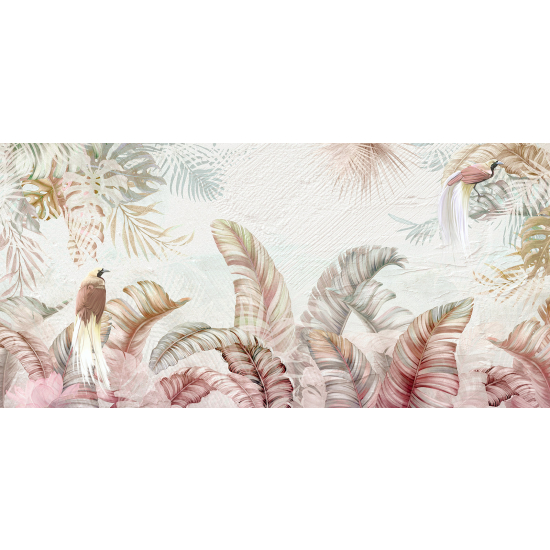 Panoramic Wallpaper - Wall Mural - Tropical Plants