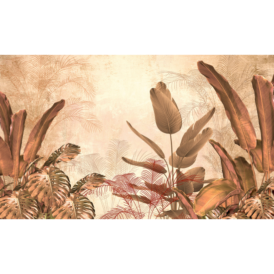 Panoramic Wallpaper - Wall Mural - Tropical Plants