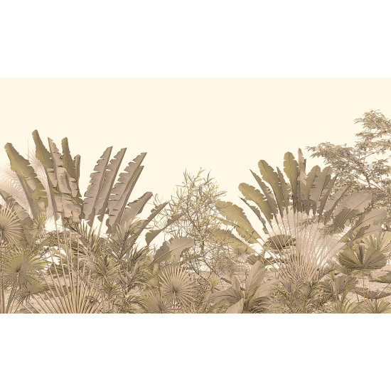 Panoramic Wallpaper - Wall Mural - Tropical Plants