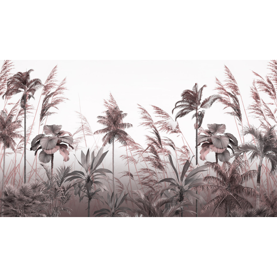 Panoramic Wallpaper - Wall Mural - Tropical Plants