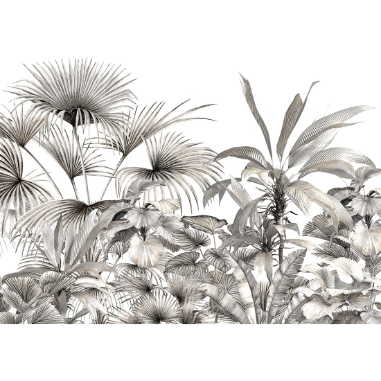 Panoramic Wallpaper - Wall Mural - Tropical Plants