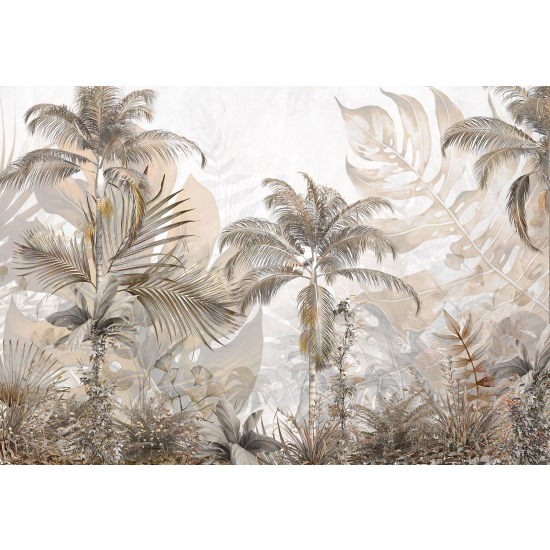 Panoramic Wallpaper - Wall Mural - Tropical Plants