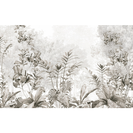 Panoramic Wallpaper - Wall Mural - Tropical Plants