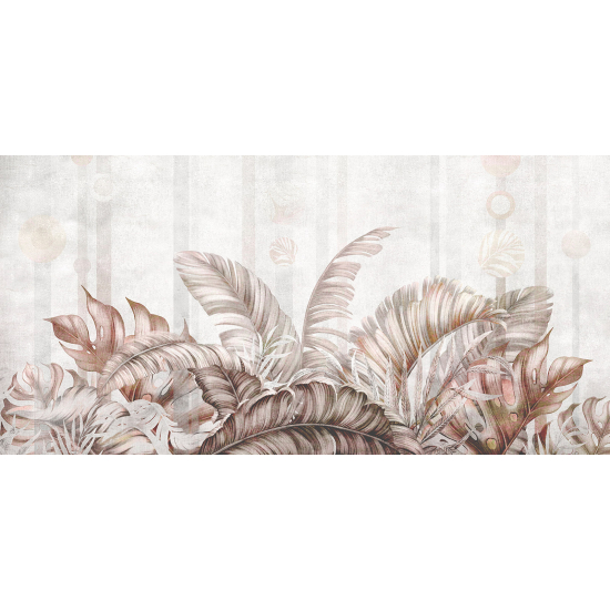 Panoramic Wallpaper - Wall Mural - Tropical plants