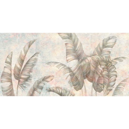 Panoramic Wallpaper - Wall Mural - Tropical plants